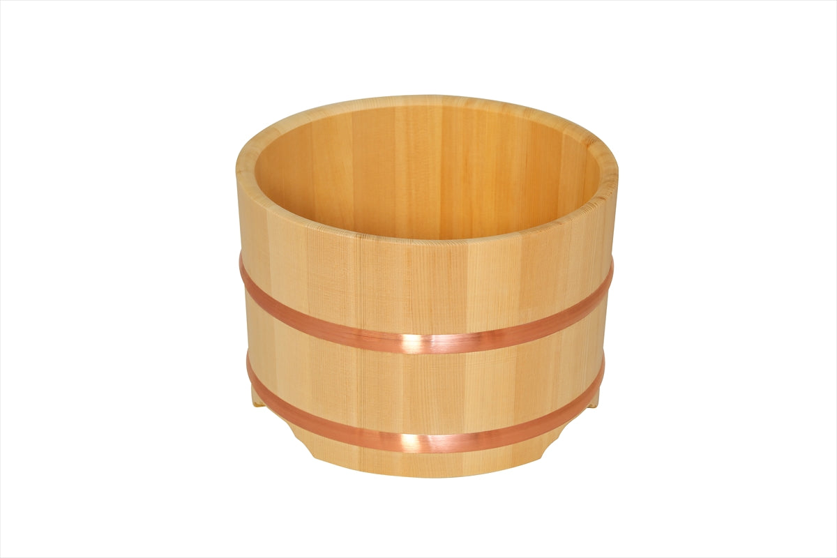 Shimizu Mokuzai Edo Ohitsu Sawara Wood Rice Container
