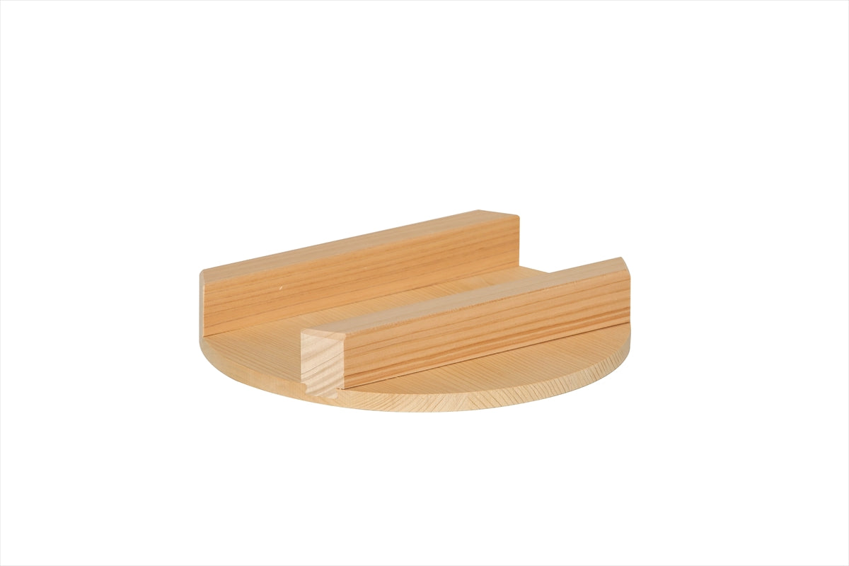 Shimizu Mokuzai Sawara Wood Lid for Sushi Rice Tub (Hangiri) 21cm