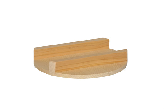 Shimizu Mokuzai Sawara Wood Lid for Sushi Rice Tub (Hangiri) 24cm