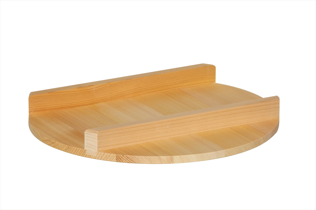 Shimizu Mokuzai Sawara Wood Lid for Sushi Rice Tub (Hangiri) 33cm