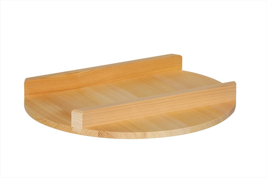 Shimizu Mokuzai Sawara Wood Lid for Sushi Rice Tub (Hangiri) 33cm