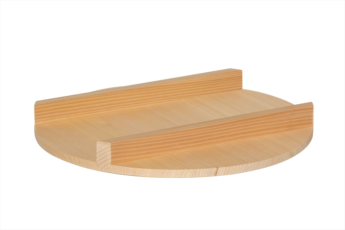 Shimizu Mokuzai Sawara Wood Lid for Sushi Rice Tub (Hangiri) 36cm
