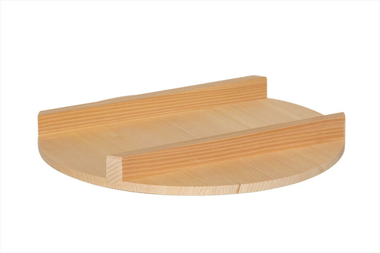 Shimizu Mokuzai Sawara Wood Lid for Sushi Rice Tub (Hangiri) 36cm