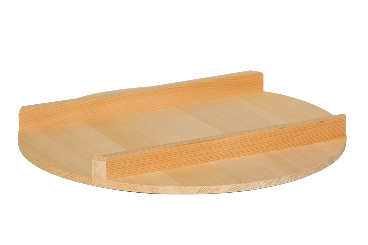 Shimizu Mokuzai Sawara Wood Lid for Sushi Rice Tub (Hangiri) 42cm