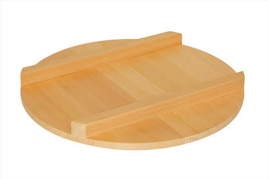 Shimizu Mokuzai Sawara Wood Lid for Sushi Rice Tub (Hangiri) 45cm