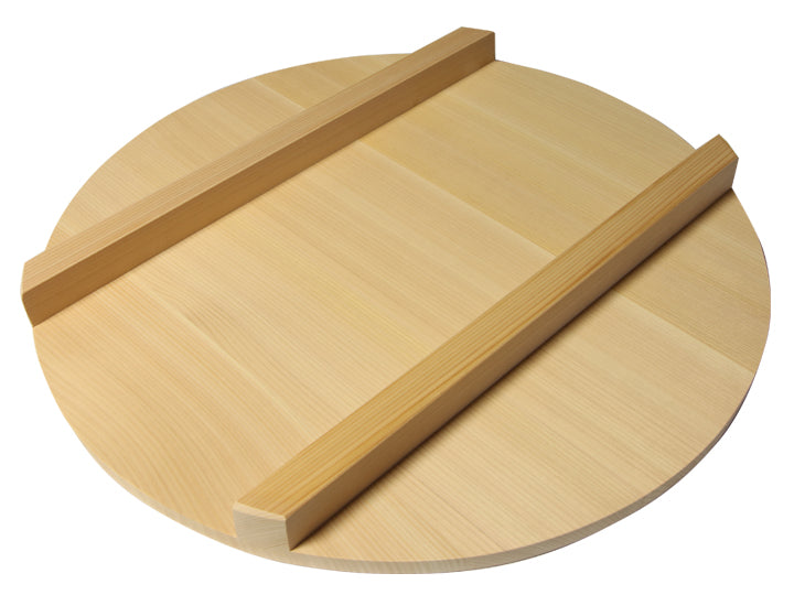 Shimizu Mokuzai Sawara Wood Lid for Sushi Rice Tub (Hangiri) 48cm