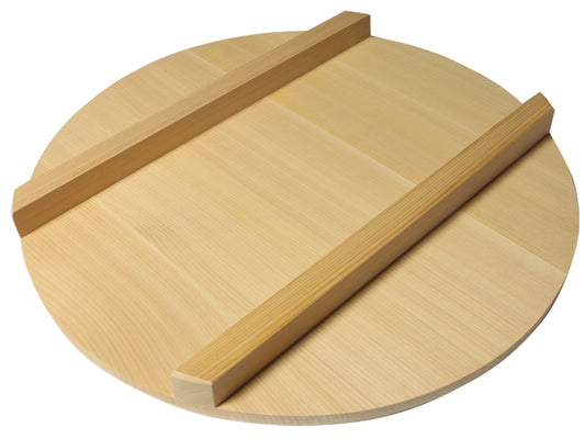 Shimizu Mokuzai Sawara Wood Lid for Sushi Rice Tub (Hangiri) 66cm