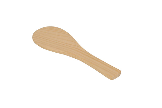Shimizu Mokuzai Hinoki Rice Paddle (Shamoji) 16cm