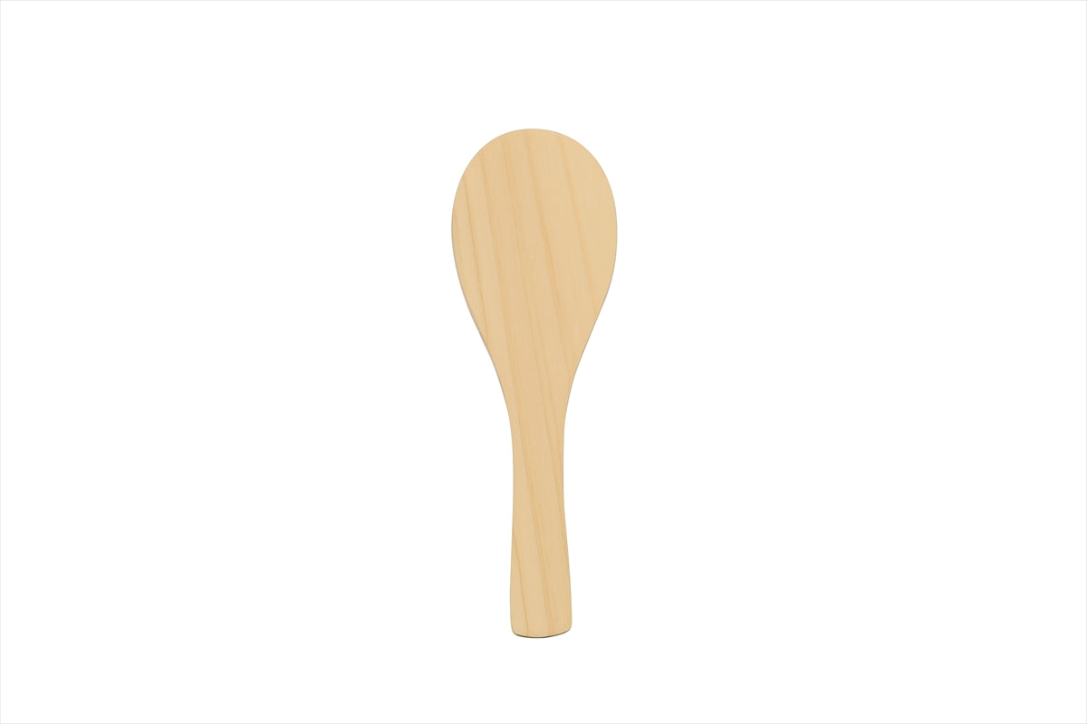Shimizu Mokuzai Hinoki Rice Paddle (Shamoji) 21.5cm