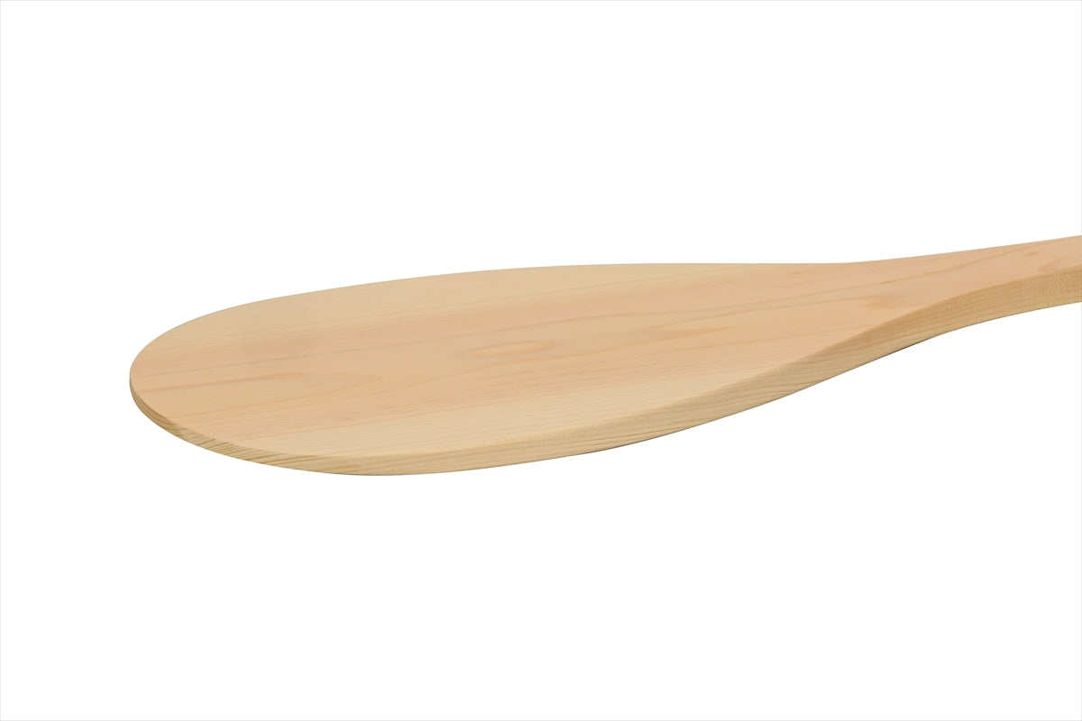 Shimizu Mokuzai Hinoki Rice Paddle (Shamoji) 21.5cm