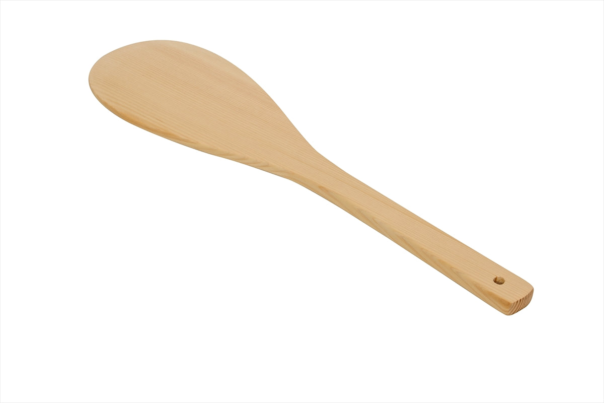 Shimizu Mokuzai Hinoki Rice Paddle (Shamoji) 51cm