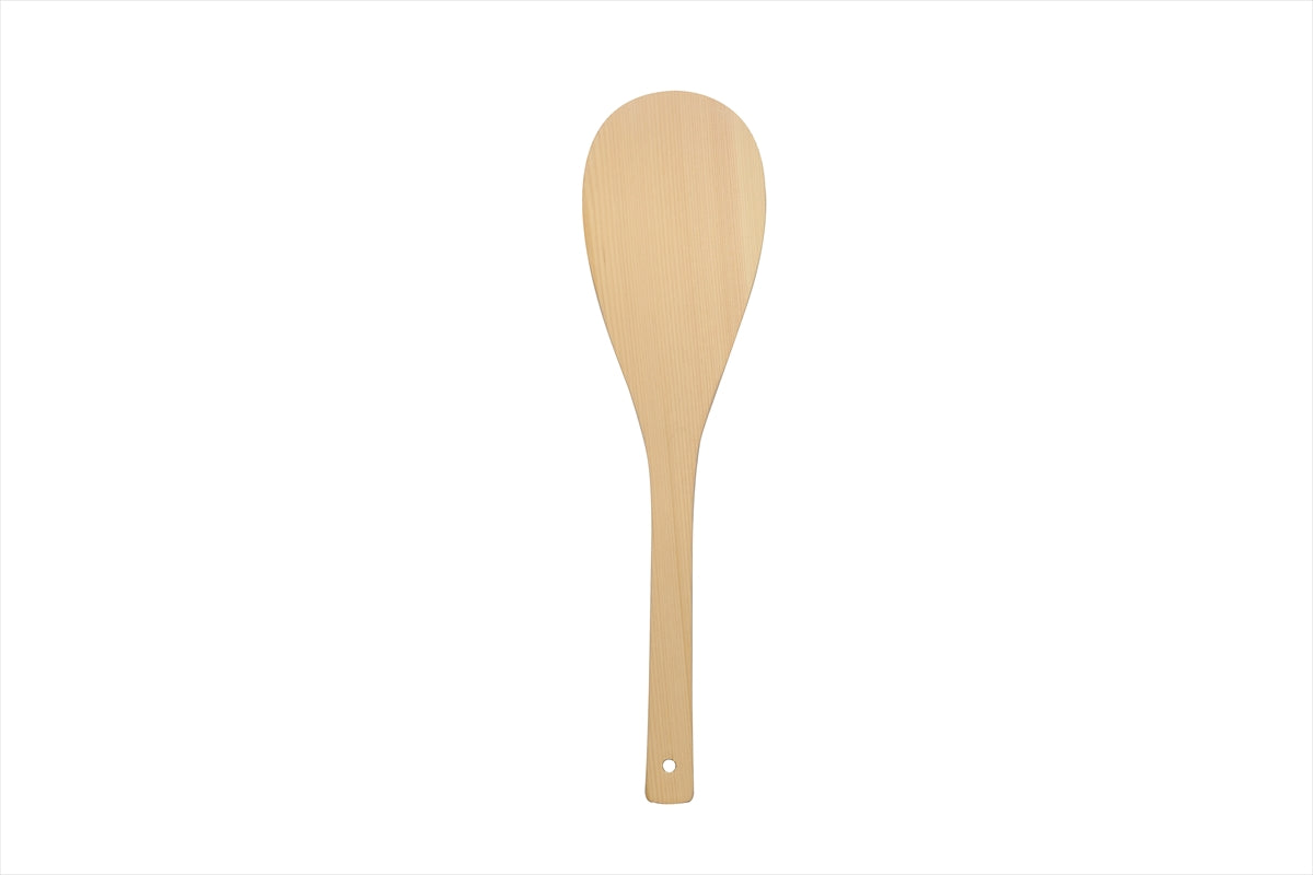 Shimizu Mokuzai Hinoki Rice Paddle (Shamoji) 51cm