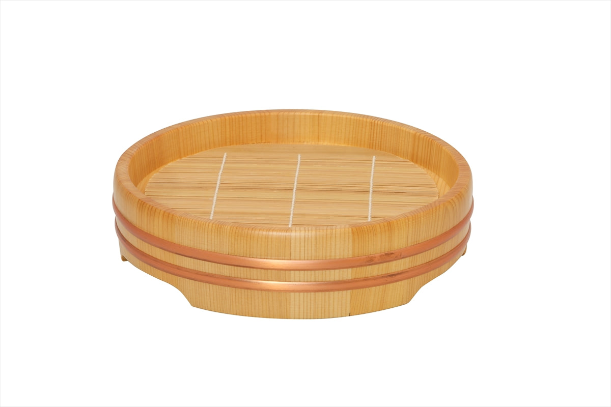 Shimizu Mokuzai Sawara Soba Serving Box Clear Finish 24x24cm