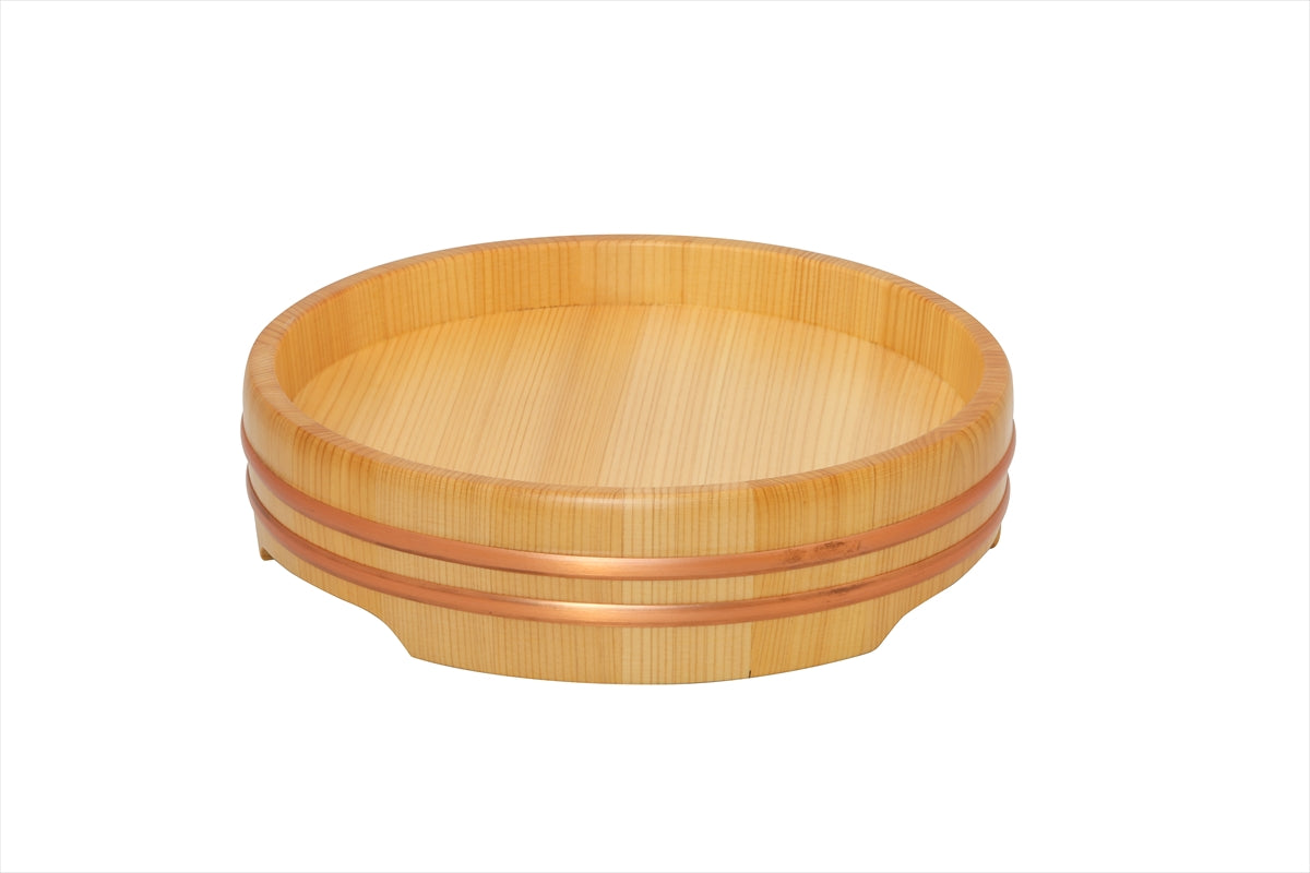 Shimizu Mokuzai Sawara Soba Serving Box Clear Finish 24x24cm