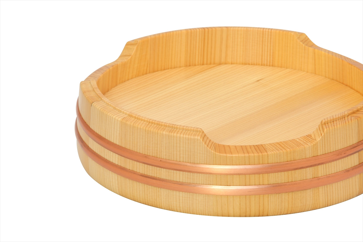 Shimizu Mokuzai Sawara Soba Serving Box Clear Finish 24x24cm