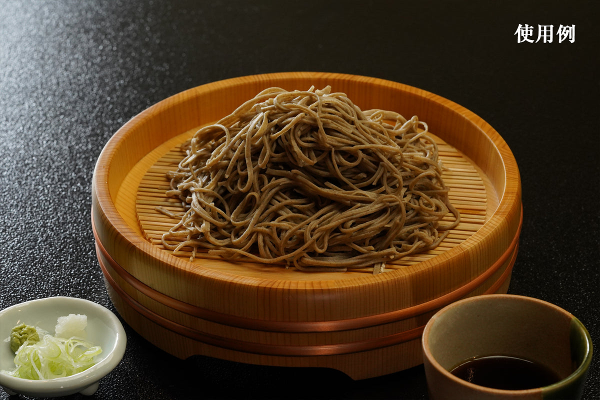 Shimizu Mokuzai Sawara Soba Serving Box Clear Finish 24x24cm