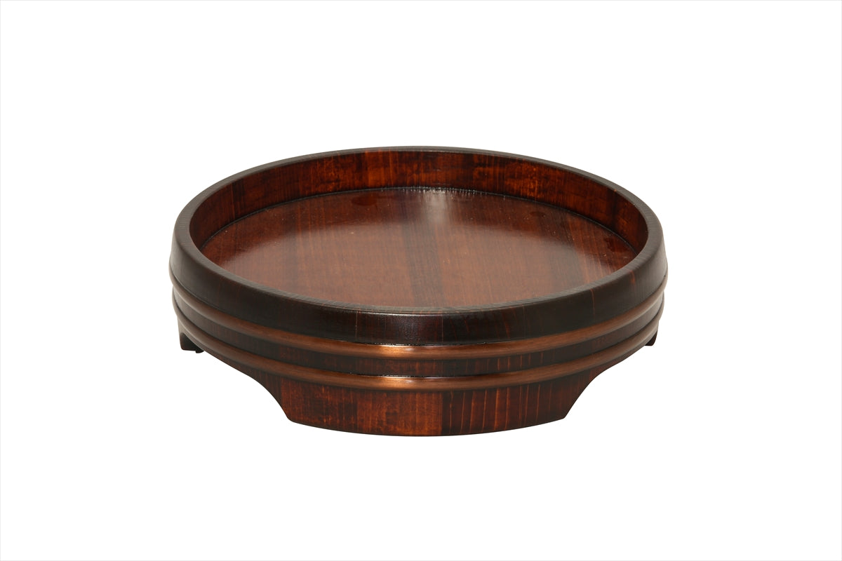 Shimizu Mokuzai Sawara Soba Serving Box Wiped Urushi Finish 24x24cm