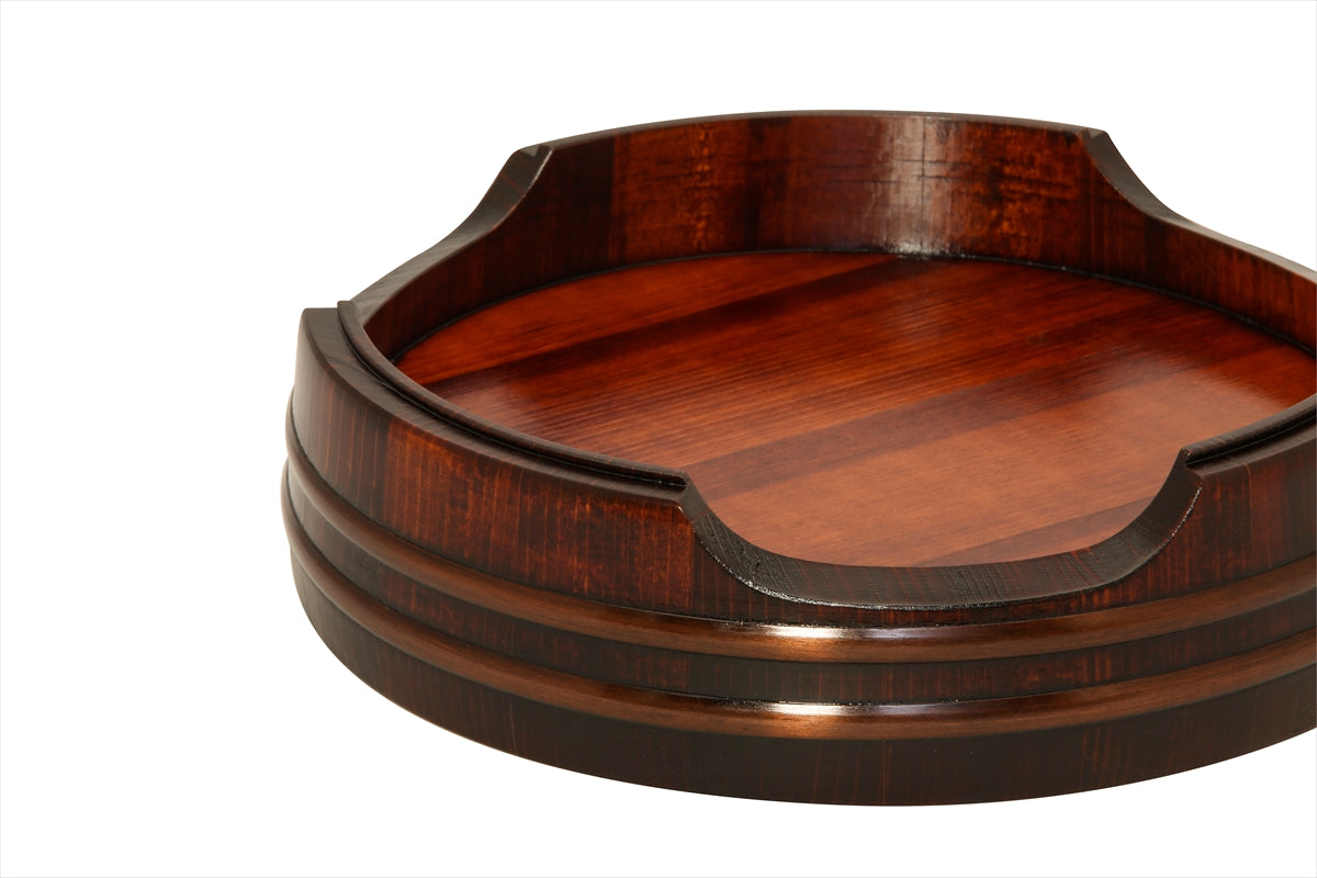 Shimizu Mokuzai Sawara Soba Serving Box Wiped Urushi Finish 24x24cm