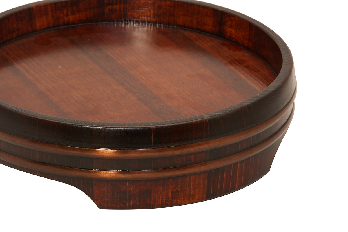 Shimizu Mokuzai Sawara Soba Serving Box Wiped Urushi Finish 24x24cm