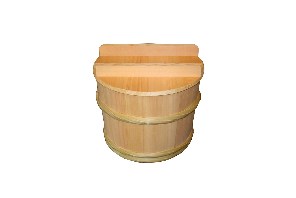 Shimizu Mokuzai Tsukemono Pickling Barrel Sawara Wood Small 7L