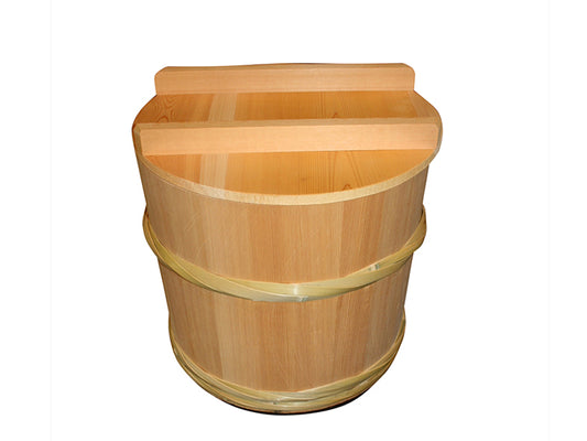 Shimizu Mokuzai Tsukemono Pickling Barrel Sawara Wood Large 17L