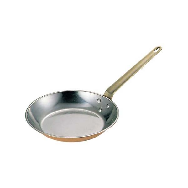 Wadasuke Copper Round Frying Pan 24cm Tin Lined 3403-0240
