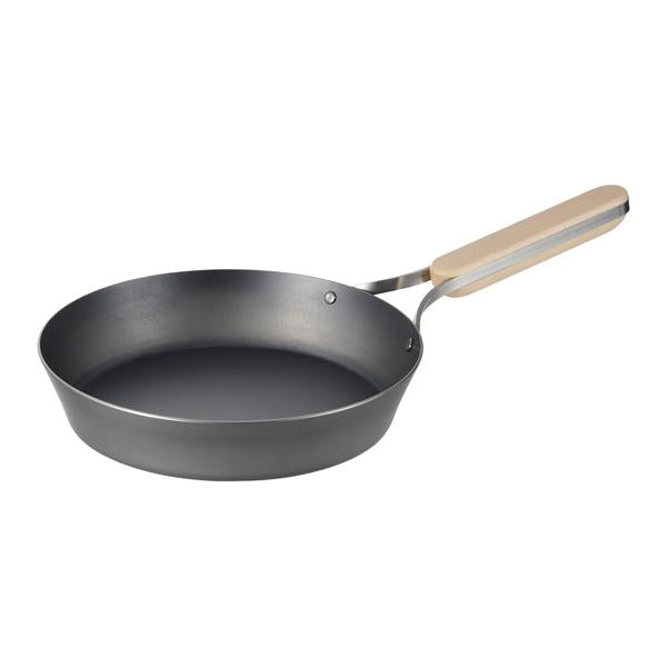Wahei Freiz Enzo Iron Frying Pan 22cm with Wood Handle EN-008