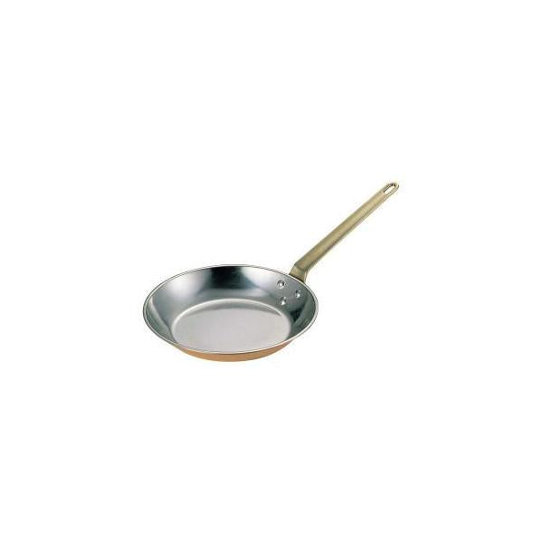 Wadasuke Tin-Lined Copper Round Frying Pan