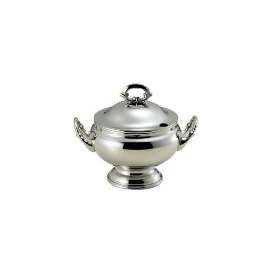 Wadasuke B Rim Stainless Steel Round Soup Tureen Small 2401-4200