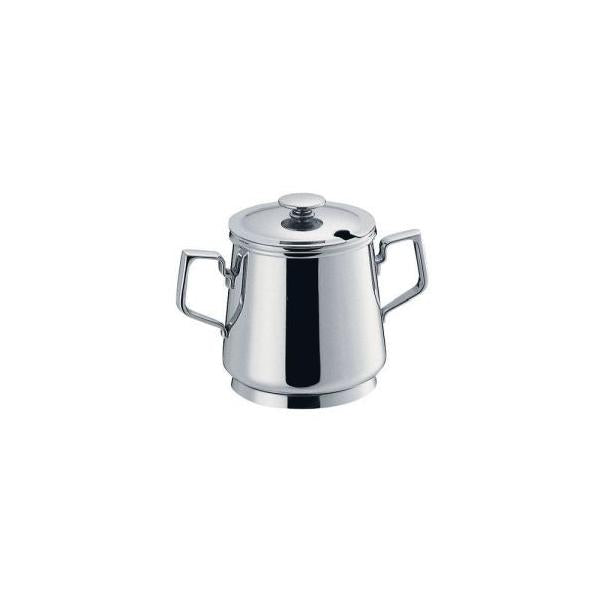 Wadasuke C Type Stainless Sugar Pot with Handle and Lid