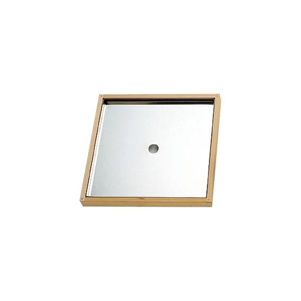Yamako Sawara Wood Box-Type Sliding Lid with Stainless Insert 9-Sun 05453