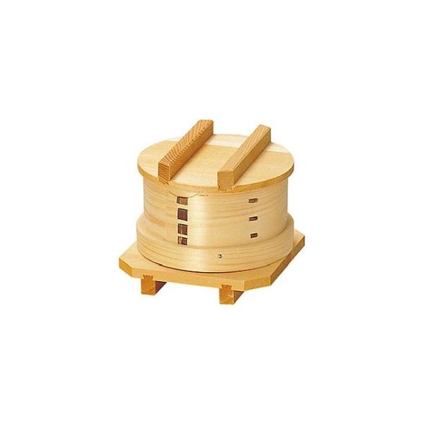 Yamako Hinoki Wappa Seiro Steamer Set 12cm with Lid Sudare and Stand