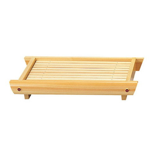 Yamako Hinoki Boat-Shaped Serving Stand Medium