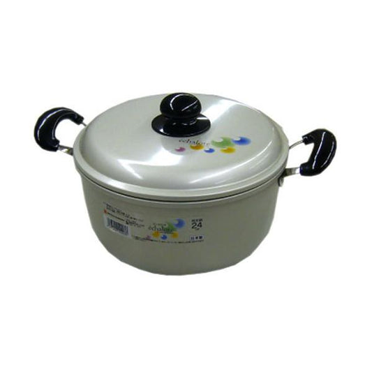 Hokuriku Aluminum Shallot Two-Handle Pot 24cm
