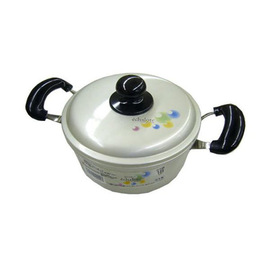 Hokuriku Aluminum Shallot Two-Handle Pot 18cm