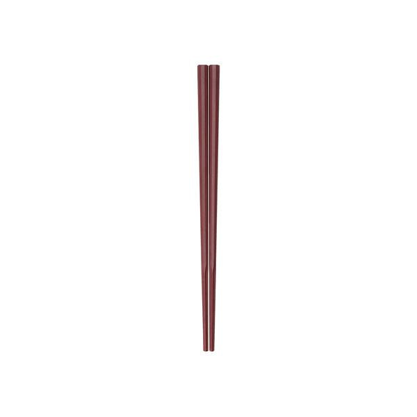 Akebono Sangyo 10-Sided Noodle Chopsticks 21cm Vermilion GM-4014