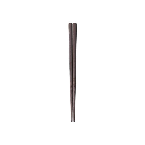 Akebono Sangyo Double Embossed Non-Slip Dining Chopsticks 19cm Brown PM-328