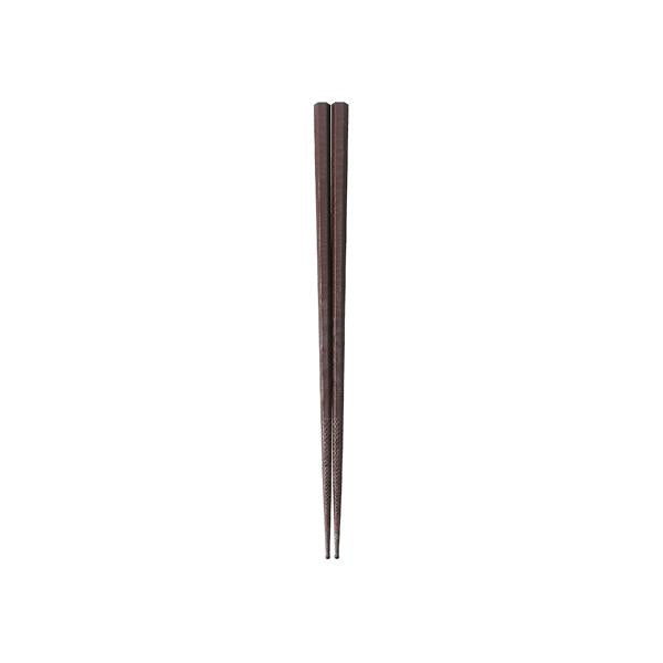 Akebono Sangyo Double Embossed Non-Slip Dining Chopsticks 23cm Brown PM-330