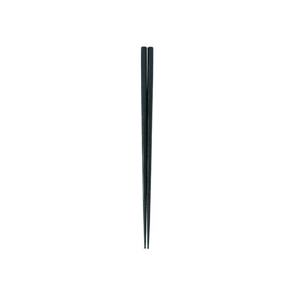 Akebono Sangyo Double Embossed Non-Slip Noodle Chopsticks 30cm Black PM-327