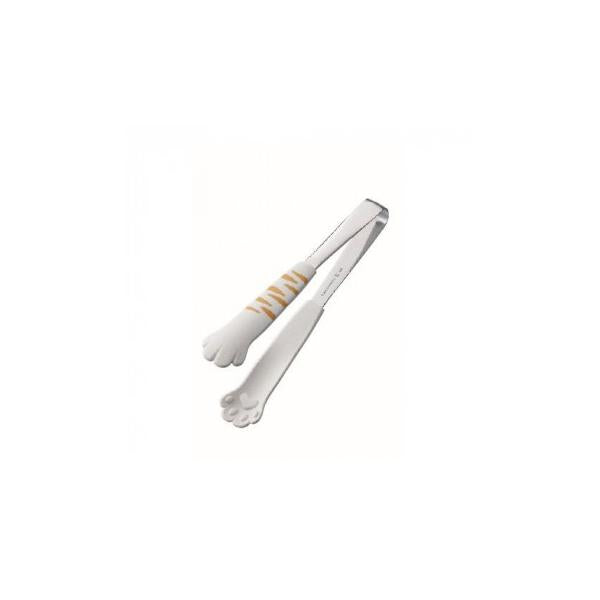 Tanabe Kanagu Catch Da Nyan Cat Serving Tongs 18cm White Tora 1221