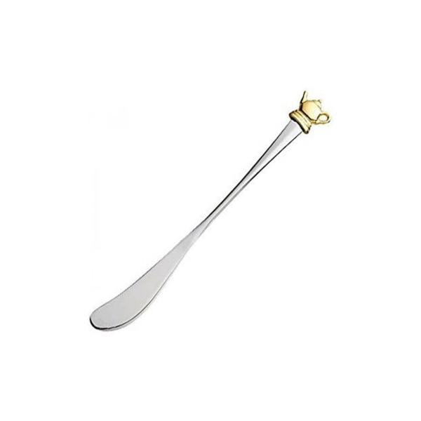 Azuma SALUS Pot Butter Spreader with Gold-Plated Pewter Handle