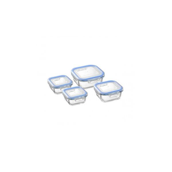 Wahei Freiz Resh Heat-Resistant Glass Container 4-Piece Set B ME-7398