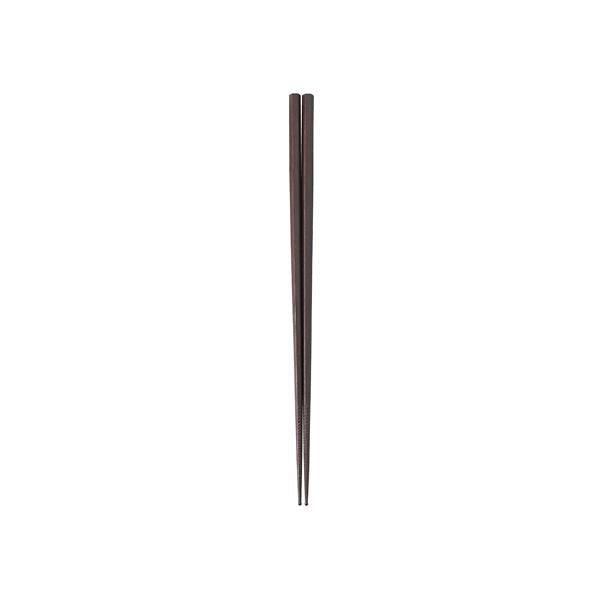 Akebono Sangyo Double Embossed Non-Slip Noodle Chopsticks 30cm Brown PM-333