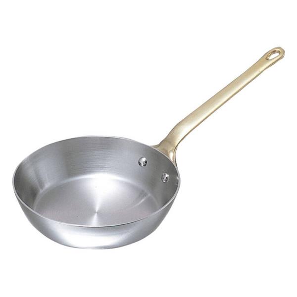 Wadasuke Stainless Steel Mini Frying Pan with Brass Handle 12cm 2533-0120