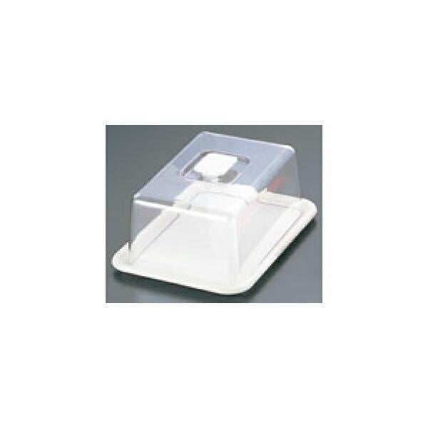 Akebono Lovely Hat Square Food Cover White Extra Large