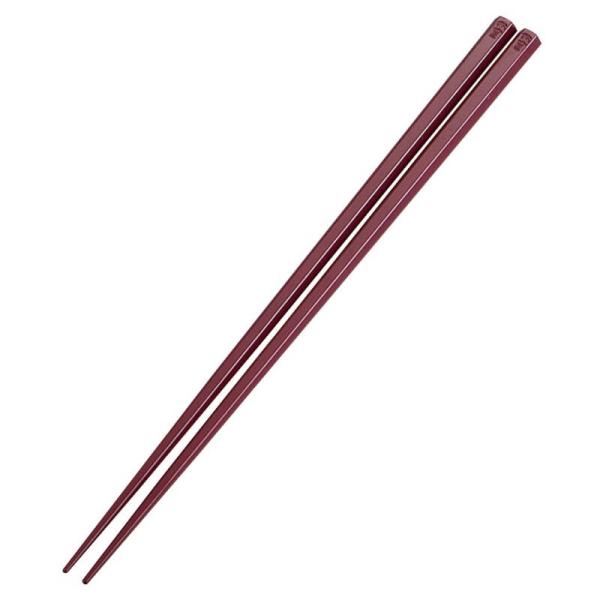 Akebono Sangyo Hexagonal Non-Slip Chopsticks 24cm Azuki Red PM-374