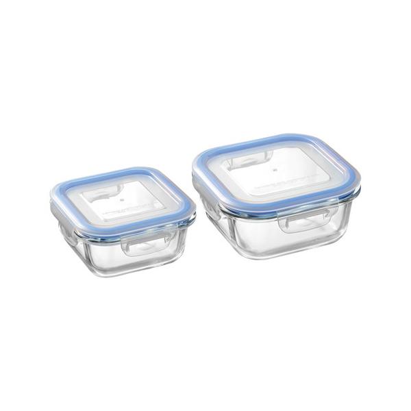 Wahei Freiz Resh Heat-Resistant Glass Container 2-Piece Set ME-7395