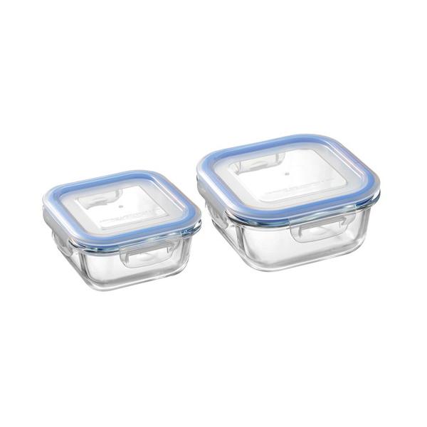 Wahei Freiz Resh Heat-Resistant Glass Container 2-Piece Set ME-7395