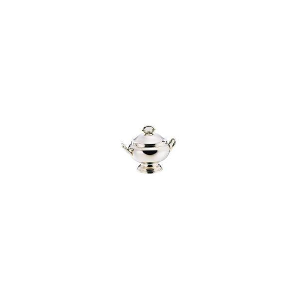Wadasuke Hirabuchi Rim Stainless Steel Round Soup Tureen Small 2401-1200