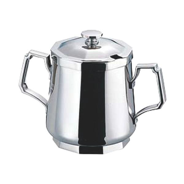 Wadasuke Square Stainless Sugar Pot with Handle and Lid for 7 People 2204-0707